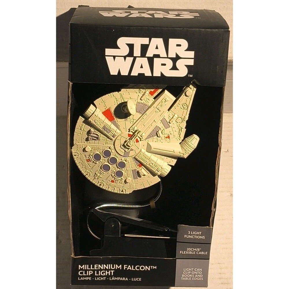 Star Wars Millennium Falcon Book Light Clip-on Paladone Officially Licensed NEW